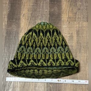 Iceland Hans Heitsch vintage knit cap hat‎ unisex 100% Scandinavian lambs wool